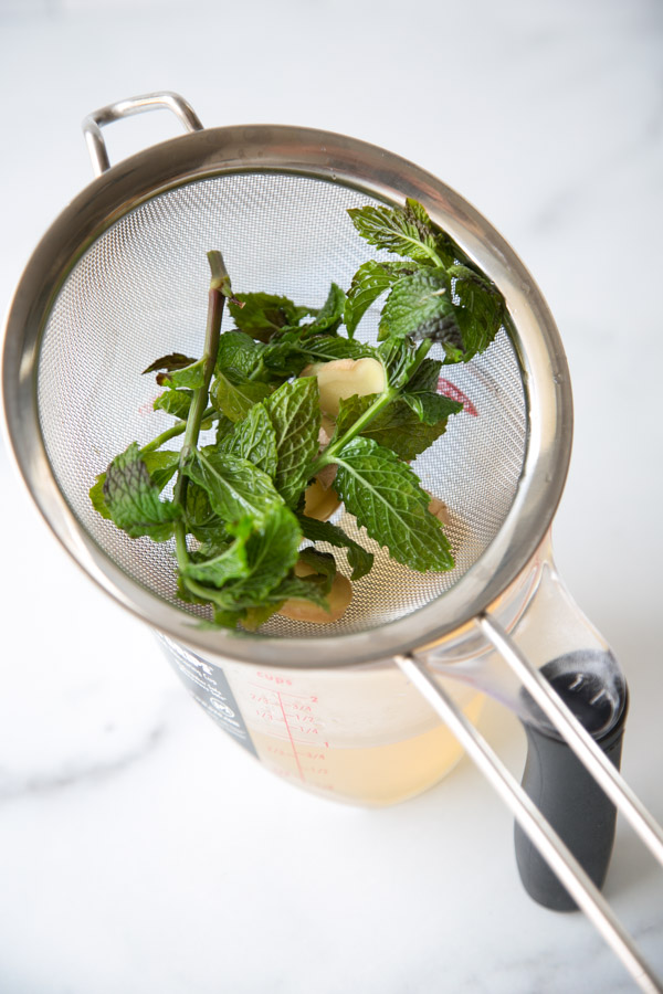 ginger mint simple syrup