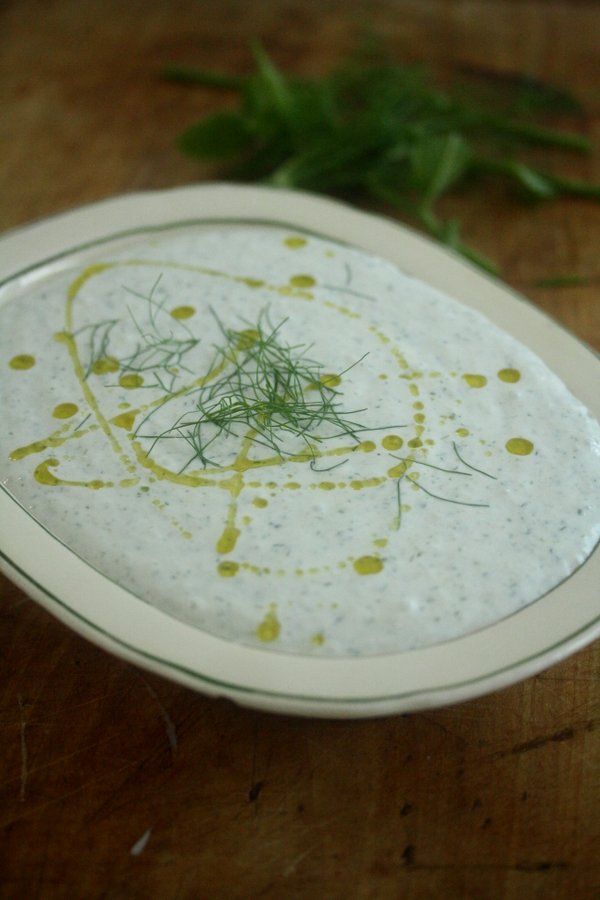 Try this recipe for tzatziki sauce