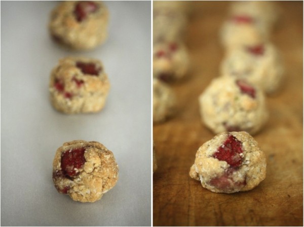 Try this coconut cookies recipe with strawberries