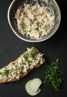 Tuna Fish Salad Tartines - a simple tuna salad recipe