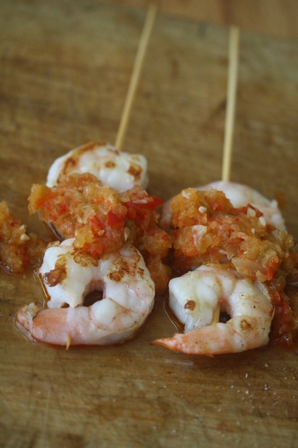 One of the Best Skewer Recipes: Spanish-Style Squid & Shrimp Skewers