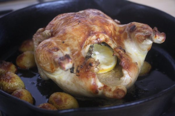 Roast Chicken with Thyme Recipe