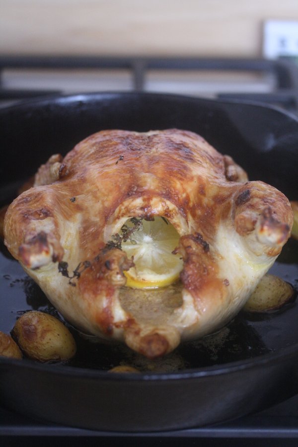 Roast Chicken with Thyme Recipe