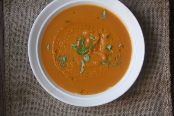 Easy Vegetarian Pumpkin Soup Recipe - Dairy-Free, Vegan