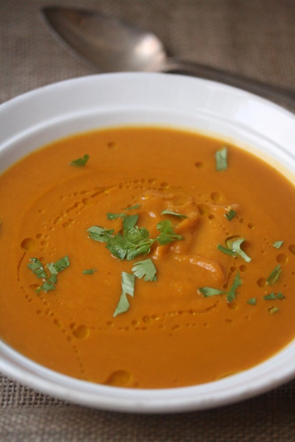 Easy Vegan Pumpkin Soup | Healthy, Dairy-Free, Gluten-Free