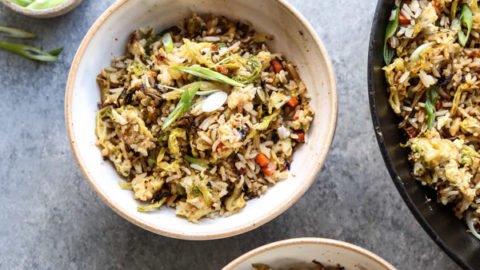 Vegetable Fried Rice in a Bowl