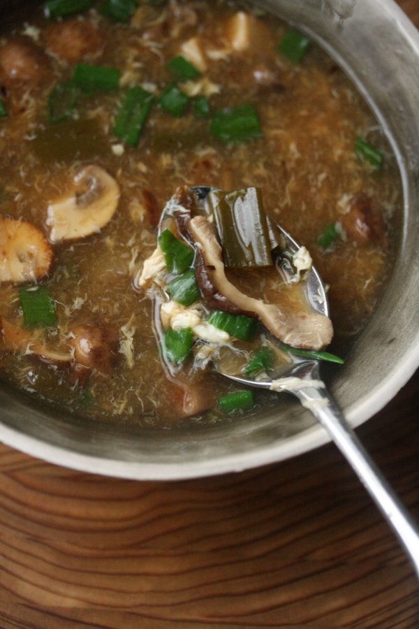 Mushroom Hot and Sour Soup | Healthy and Gluten-Free