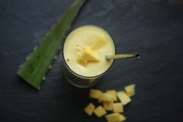 Mango Lassi Recipe with Kefir and Aloe Water | Indian Smoothie | Healthy, Dairy-Free