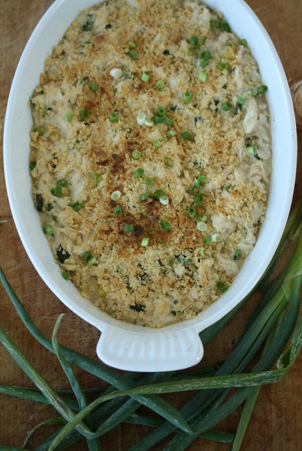 Easy Hot Crab Dip Recipe with Jalapenos and Scallions | Gluten-Free Warm Dip