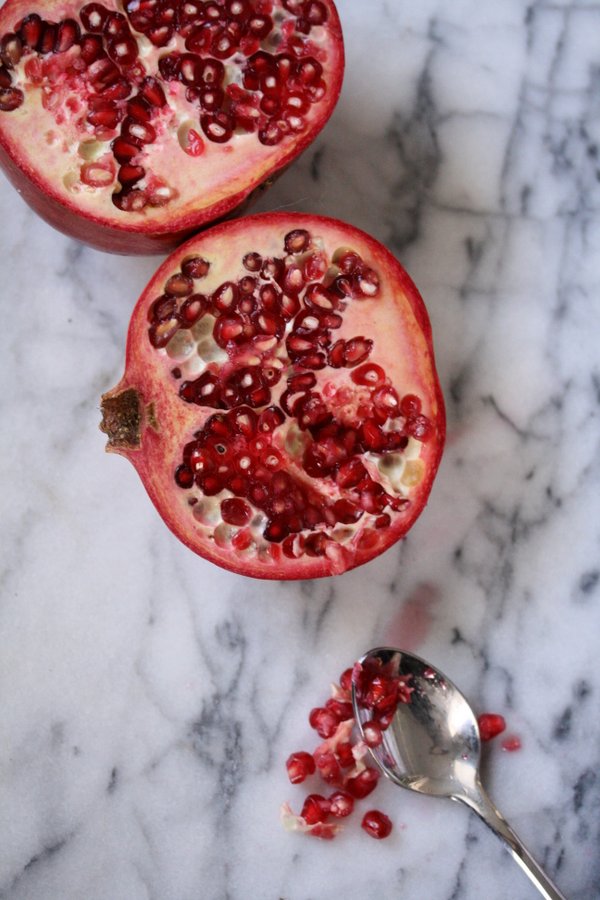 Moroccan Beet Salad with Almonds and Pomegranate Seeds
