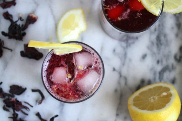 Arnold Palmers with Hibiscus Tea Recipe | An Iced Flower Tea with Tons of Health Benefits! 