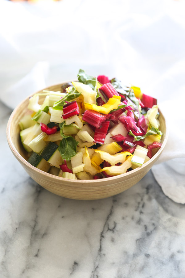 Green Israeli Shakshuka Recipe with Chard, Peas, and Zucchini | Feed Me Phoebe