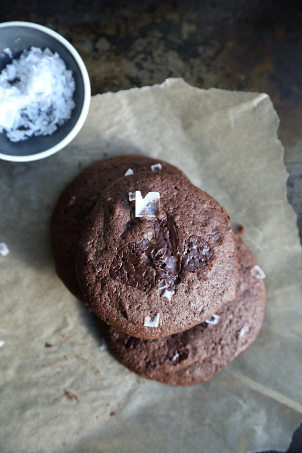 Buckwheat Double Chocolate Cookies | The Recipe is adapted from The Bojon Gourmet's Alternative Baker | Gluten-free, Healthy and Delicious for the Holidays