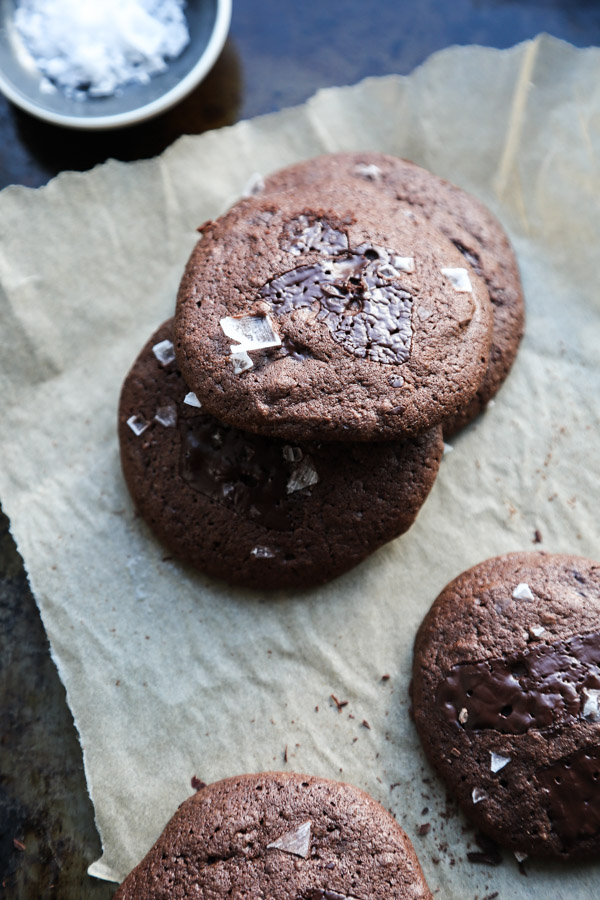 Buckwheat Double Chocolate Cookies | The Recipe is adapted from The Bojon Gourmet's Alternative Baker | Gluten-free, Healthy and Delicious for the Holidays