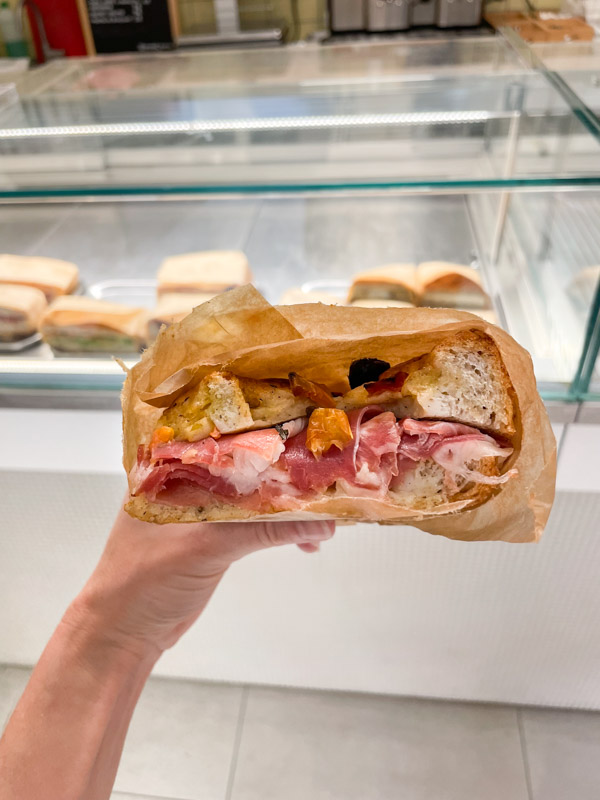 The best gluten-free panini or foccaccia in Rome Italy