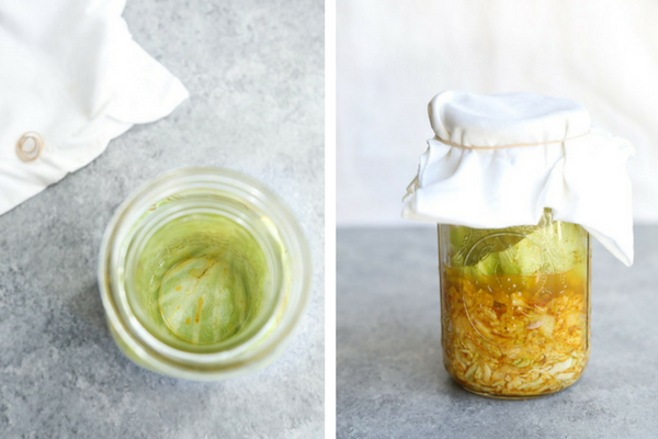 How to Make Spicy Turmeric Homemade Fermented Sauerkraut | Easy Recipe