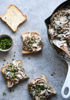 mushroom toast recipe