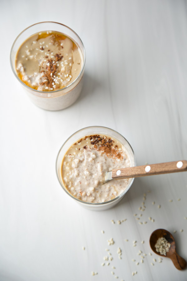 One Cup Steel Cut Overnight Oats Recipe - Rich and Creamy - Gluten Free Healthy Oatmeal Recipe