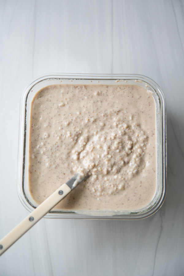 make ahead steel cut overnight oats - healthy oatmeal recipe - dairy-free gluten-free