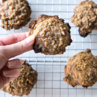 Steel Cut Oat Cookies with Chocolate Chunks