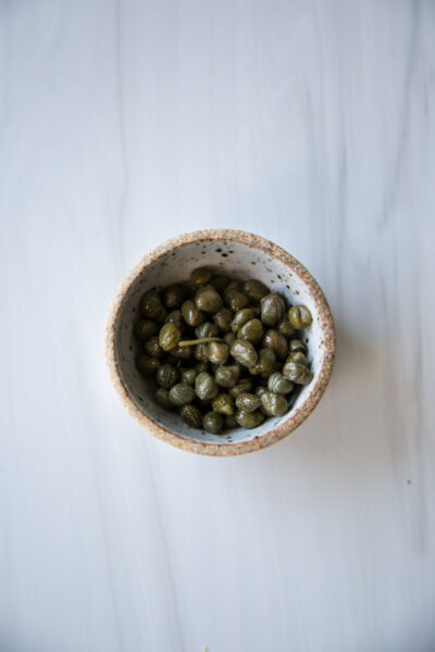 capers in bowl