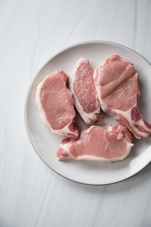 Pan Fried Boneless Pork Chops and Cabbage - Feed Me Phoebe